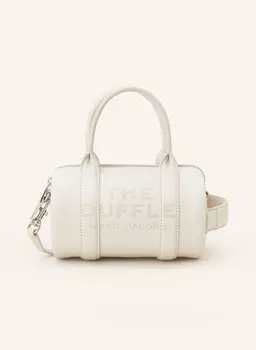 Сумка через плечо the mini duffle MARC JACOBS, белый/серебряный