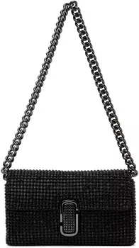 Сумка через плечо «The Rhinestone J Marc Mini» Marc Jacobs, черный