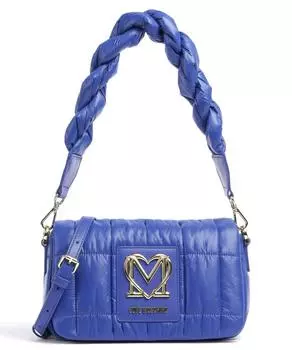 Сумка через плечо Thin Air, нейлон Love Moschino, синий