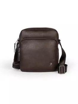 Сумка через плечо U.S. POLO ASSN., темно-коричневый