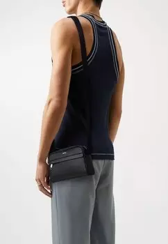Сумка через плечо ZAIR CROSSBODY UNISEX BOSS, цвет black
