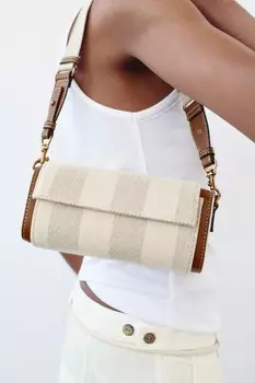 Сумка через плечо ZARA, разноцветный