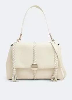 Сумка CHLO Penelope medium soft shoulder bag, белый
