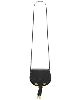 Сумка Chloe Nano Marcie Saddle, черный