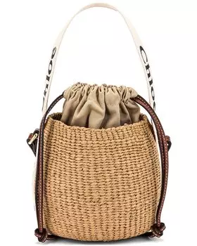 Сумка Chloe Small Woody Basket, белый