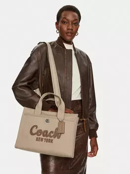 Сумка Coach, бежевый