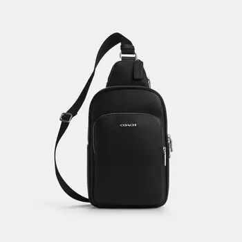 Сумка Coach Ethan Pack, серебряный/черный