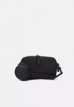 Сумка Coach КРЕСТОВОЕ ПЛАТЬЕ CHARTER SLIM СО СКУЛЬПТНЫМ КОМПЛЕКТОМ, черный
