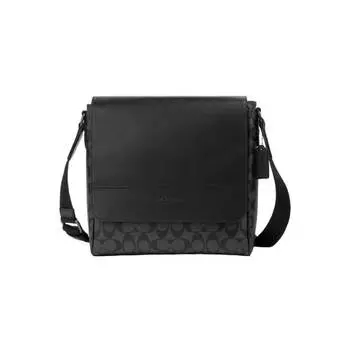 Сумка Coach Outlet Houston Map In Signature Canvas, бронзовый/темно-серый/черный