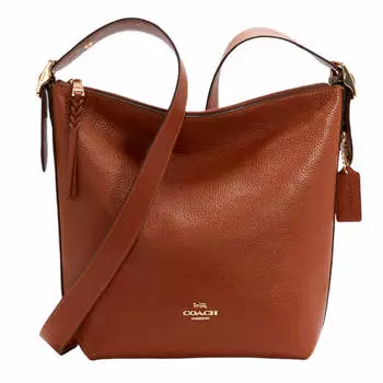 Сумка Coach Val Duffle, коричневый