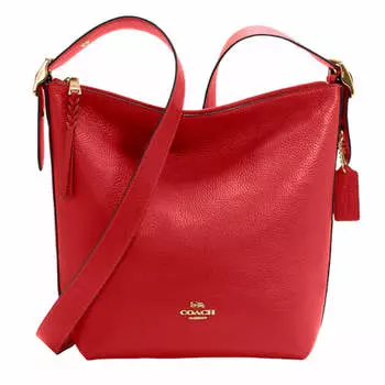 Сумка Coach Val Duffle, красный