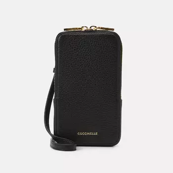 Сумка Coccinelle Phone Flor, черный