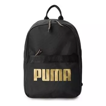 Сумка core base backpack 'black gold' Puma, черный