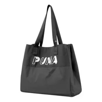 Сумка core base large shopper bag 'black' Puma, черный