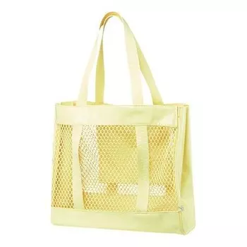 Сумка core net shopper bag 'yellow' Puma, желтый