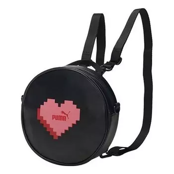 Сумка core round backpack 'black red' Puma, черный