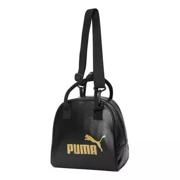 Сумка core up bowling hand bag 'black gold' Puma, черный