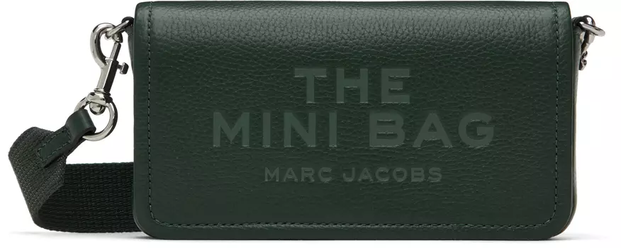 Сумка цвета хаки «The Leather Mini» Marc Jacobs