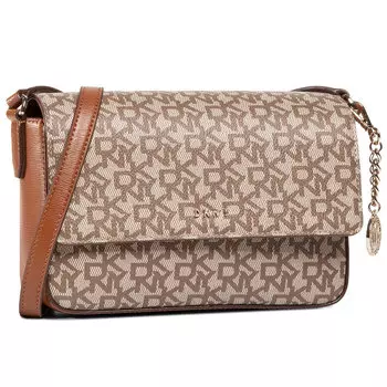 Сумка DKNY BryantMd Flap, коричневый