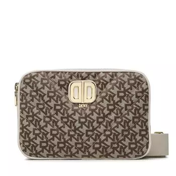 Сумка DKNY DelphineDbl Zip, коричневый