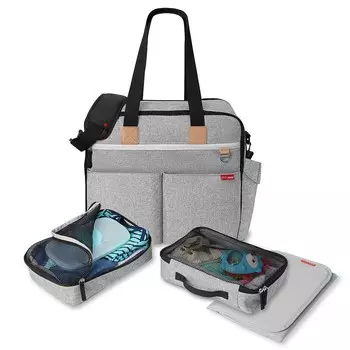 Сумка для подгузников Skip Hop Duo Weekender, цвет Gray Melange