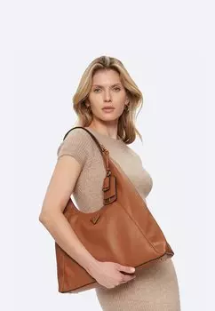 Сумка для покупок Hobo Guess, цвет cognac