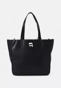 Сумка для покупок IKONIK SEASONAL TOTE SET KARL LAGERFELD, черный/бежевый