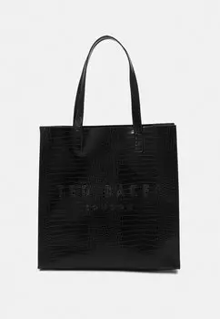Сумка шоппер Ted Baker фактурная, черный