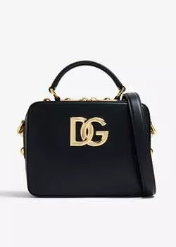 Сумка Dolce&Gabbana 3.5 Leather Top-Handle, черный