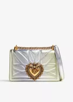 Сумка Dolce&Gabbana Medium Devotion, металлик