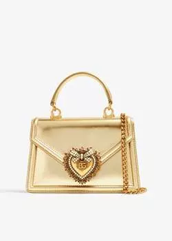 Сумка Dolce&Gabbana Small Devotion Top Handle, золотой