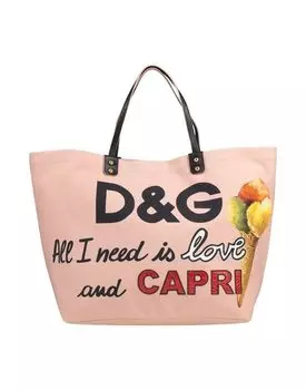 Сумка DOLCE & GABBANA, светло-розовый