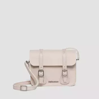 Сумка Dr. Martens 7 Inch Leather Crossbody, бежевый