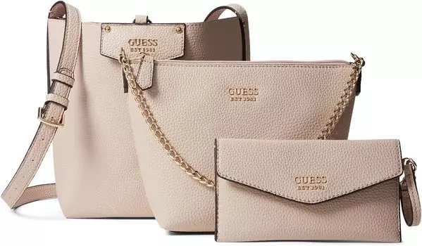 Сумка Eco Brenton Bucket GUESS, цвет Almond