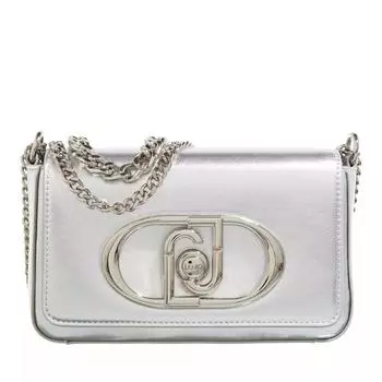 Сумка ecs s crossbody silver Liu Jo, серебряный