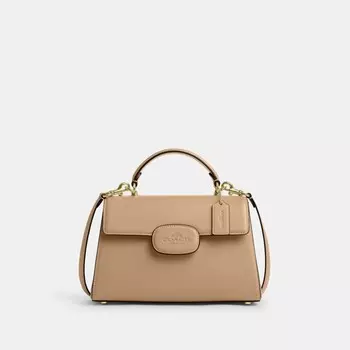 Сумка Eliza с верхней ручкой COACH, цвет gold/tan