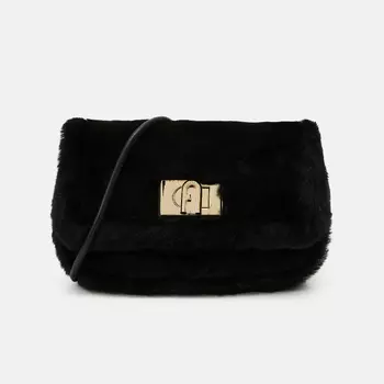Сумка Furla Soft Mini Crossbody, черный