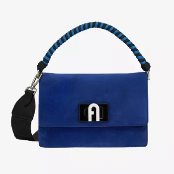 Сумка Furla Soft Mini, синий/черный