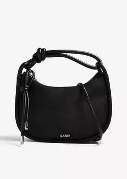 Сумка Ganni Knot, черный