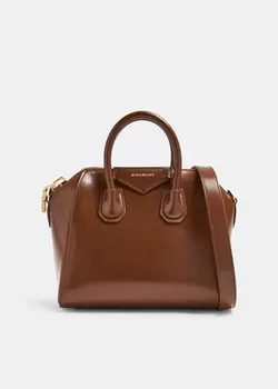 Сумка Givenchy Antigona Mini, коричневый