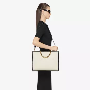 Сумка Givenchy G-Tote, бежевый/черный