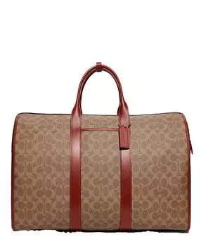 Сумка gotham из фирменной парусины COACH, мульти