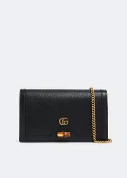 Сумка GUCCI Diana mini bag, черный