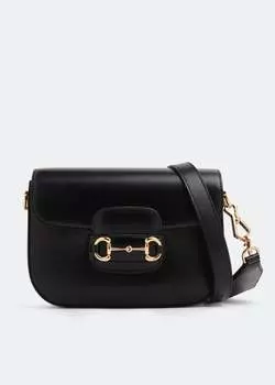 Сумка GUCCI Horsebit 1955 mini, черный