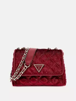 Сумка Guess GIULLY MINI, бордо