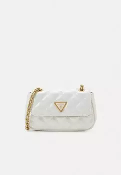 Сумка Guess GIULLY MINI FLAP, слоновая кость