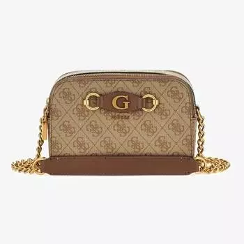 Сумка Guess Izzy, светло-коричневый