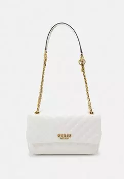 Сумка Guess JANIA CONVERTIBLE FLAP, белый