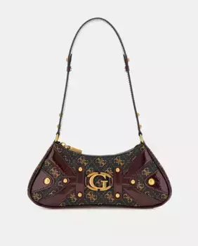 Сумка Guess MINTHA MINI, темно-коричневый