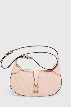 Сумка Guess кросс-боди стеганая, розовый